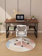 Black Oak Home Office Desk – Minimal Computer Desk 80cm | Premium Home Decor | OFIA HOME