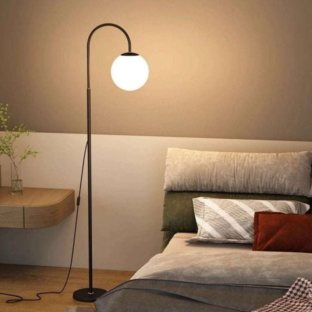 Black Floor Lamp with 3 Colour Settings | Modern Standing Light | Premium Home Decor | OFIA HOME