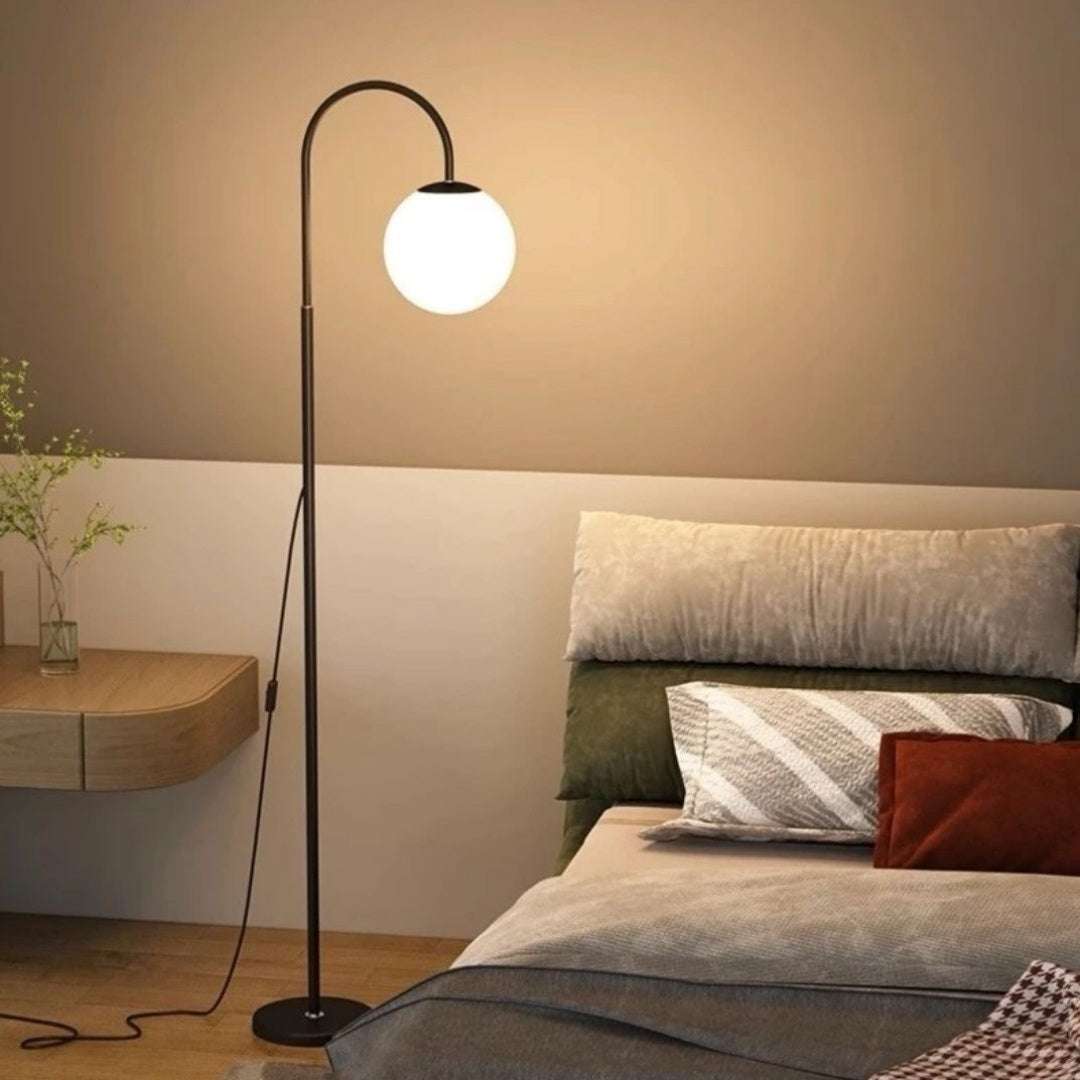 Black Floor Lamp with 3 Colour Settings | Modern Standing Light | Premium Home Decor | OFIA HOME