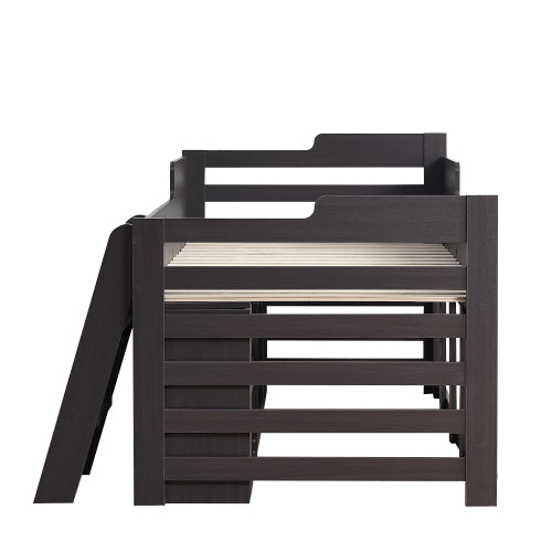 White Mid Sleeper Cabin Bed with Drawers & Shelf | 3ft 90x190cm | Premium Home Decor | OFIA HOME