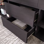 White Mid Sleeper Cabin Bed with Drawers & Shelf | 3ft 90x190cm | Premium Home Decor | OFIA HOME