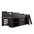 White Mid Sleeper Cabin Bed with Drawers & Shelf | 3ft 90x190cm | Premium Home Decor | OFIA HOME