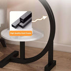 C-Shaped Side Table for Sofa | Living Room & Bedroom End Table | Premium Home Decor | OFIA HOME