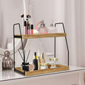 2-Tier Wooden Shelving Unit – Minimal Plant & Book Stand | Premium Home Decor | OFIA HOME