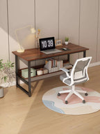 Black Oak Home Office Desk – Minimal Computer Desk 80cm | Premium Home Decor | OFIA HOME